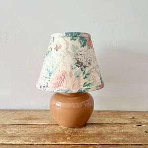 Vintage floral lamp